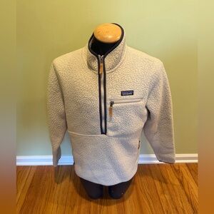 Women’s Patagonia Retro Pile Marsupial Pullover Jacket Size Large